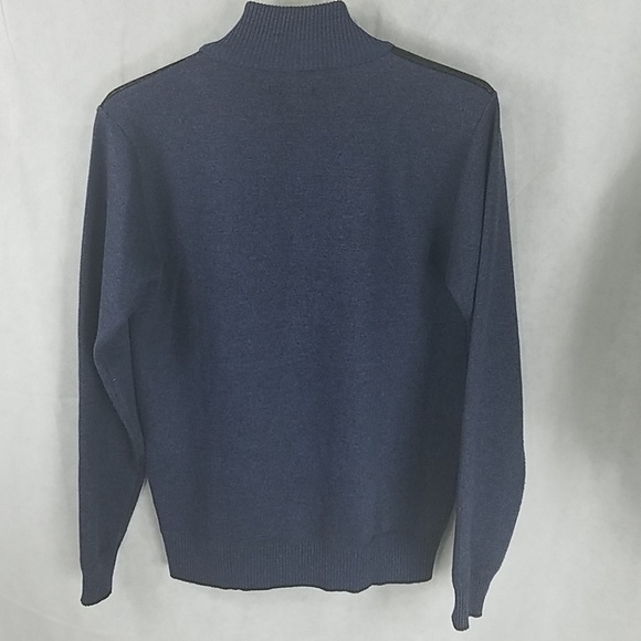 ALBERTO CARDINALI Men’s Pullovers sweater quarter zipper Sz L - Picture 11 of 13